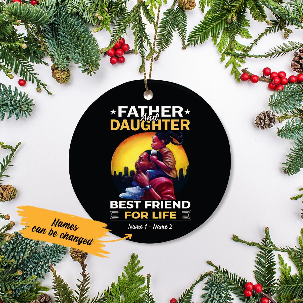 Personalized Bwa Dad Best Friend For Life Ornament