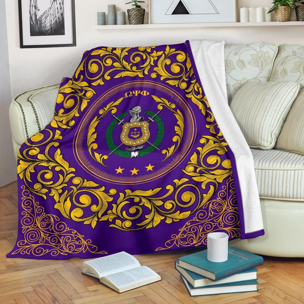 Greek Life Premium Blanket ?C Omega Psi Phi Fraternity Premium Blanket