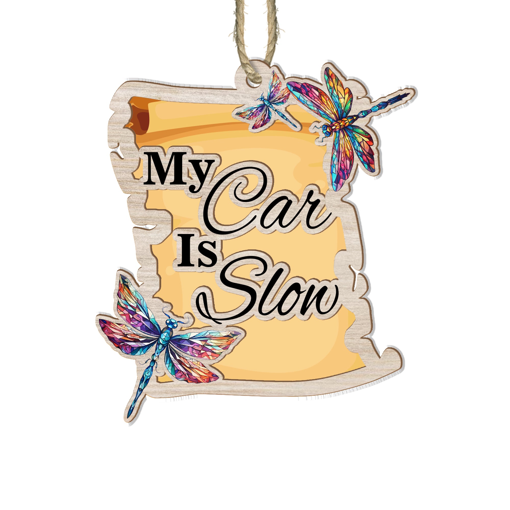 Personalized Dragonfly Suncatcher Ornament, Gift For Dragonfly Lovers Suncatcher, God Dragonfly Gift, Window Wall Hanging Home Decor, Car Hanging Interior Rearview - Image 6